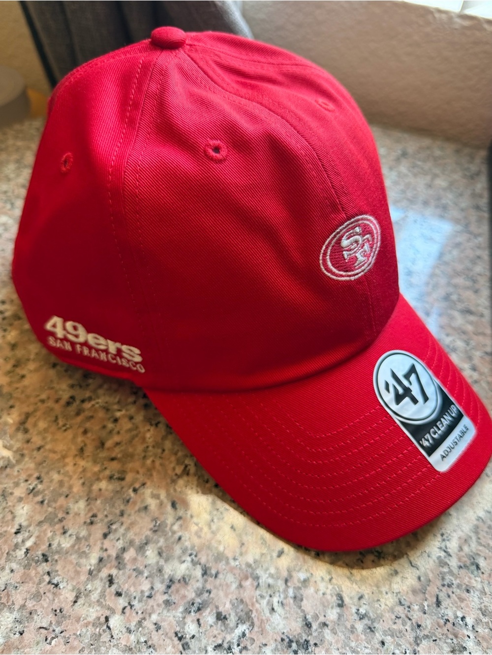 '47 San Francisco 49ers Red Clean Up Adjustable Cap